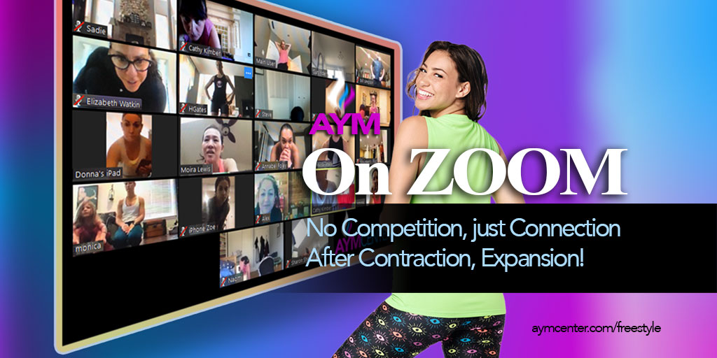 Your AYM (Active Yoga Meditation) Classes online using ZOOM